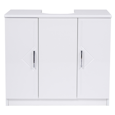 2-door universal column cabinet BIANCO LUCIDO