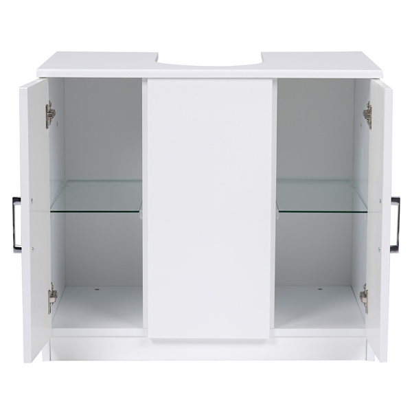 2-door universal column cabinet BIANCO LUCIDO