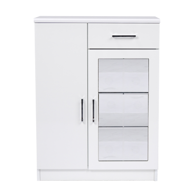 Multipurpose cabinet CRYSTAL 2 doors with mirror