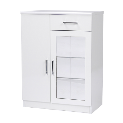 Multipurpose cabinet CRYSTAL 2 doors with mirror