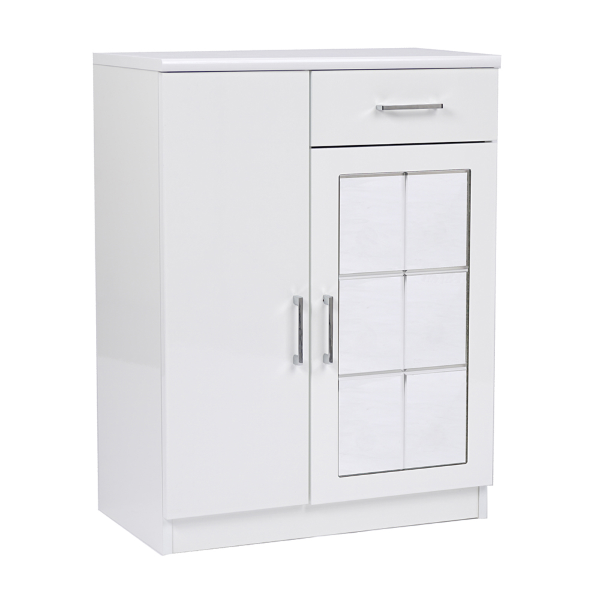 Multipurpose cabinet CRYSTAL 2 doors with mirror