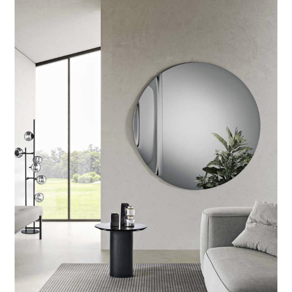 Runder Spiegel mit Welle D150 cm SPIN Smoked