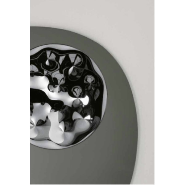 Miroir façonné 150x150 cm Fumé avec insert en verre BIJOU