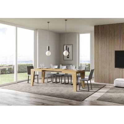 Table extensible 90x120/224 cm Naxy Chêne Nature