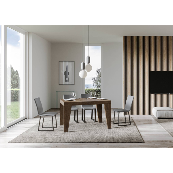 Extendable table 90x120/224 cm Naxy Walnut