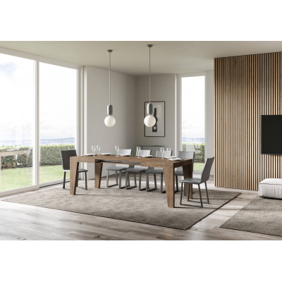 Extendable table 90x120/224 cm Naxy Walnut