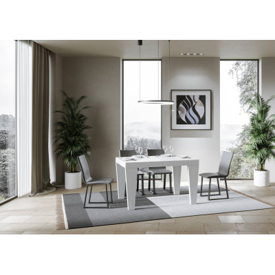 Extendable table 90x120/224 cm Spimbo Ash White