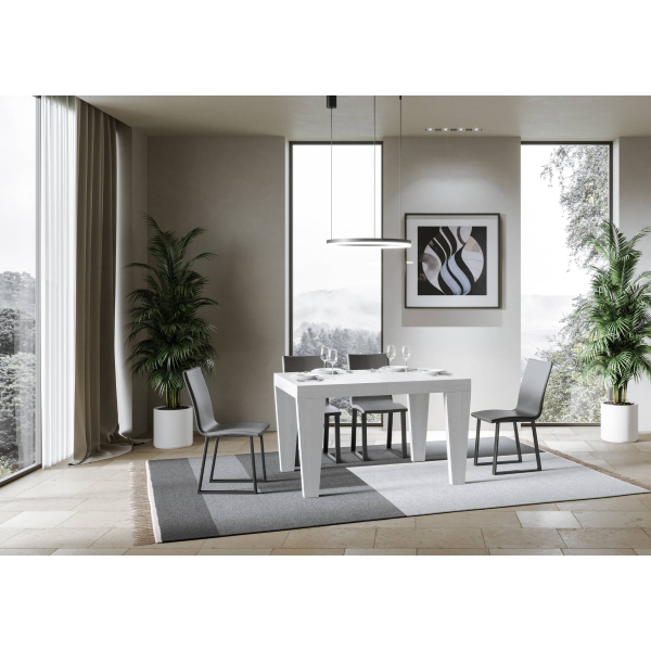 Extendable table 90x120/224 cm Spimbo Ash White