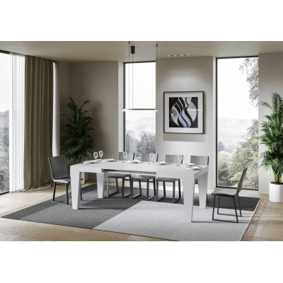 Extendable table 90x120/224 cm Spimbo Ash White