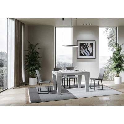 Tavolo allungabile 90x120/224 cm Spimbo Cemento