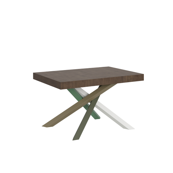 Mesa extensible 90x120/224 cm Volantis Nogal estructura 4/A