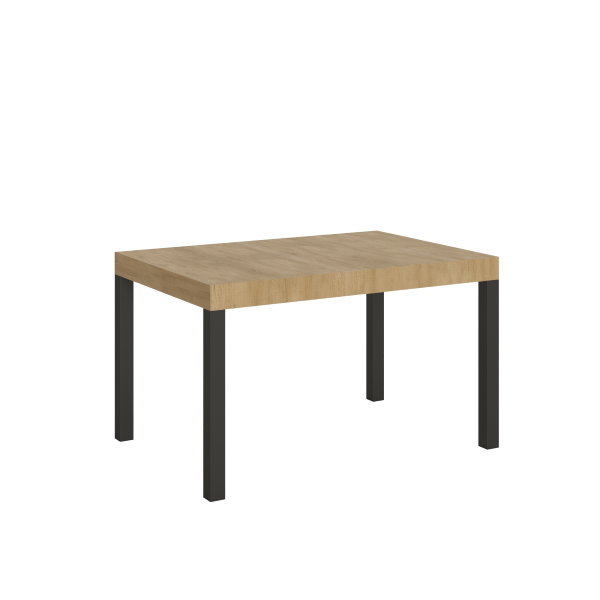 Tavolo allungabile 90x140/244 cm Everyday Quercia Natura telaio Antracite