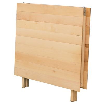 Mesa de picnic de madera con cierre LAURA 70x140 cm Natural