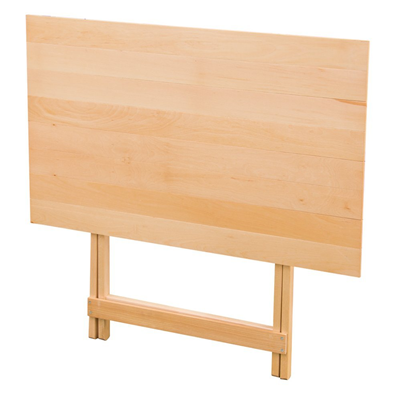 Klapptisch aus natürlichem Buchenholz 60X97 cm