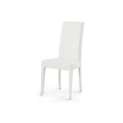 Öko-Ledersessel mit weiß lackierten Beinen mod. DENVER 2-teiliges Set