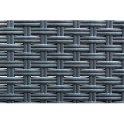 VIRGINIA Stuhl aus Rattanimitat 2 Stück Anthrazit