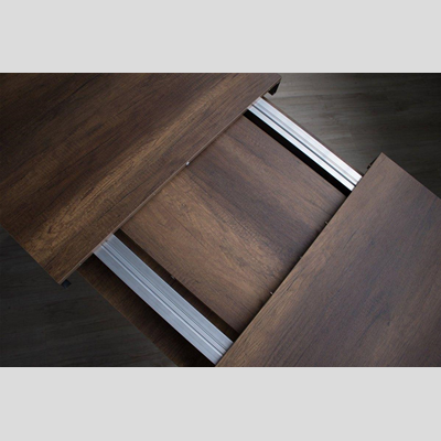 TECNO EVOLUTION 120 table extendable up to 224 cm walnut