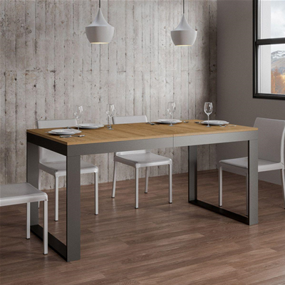 TECNO EVOLUTION 160 table extendable up to 420 cm walnut