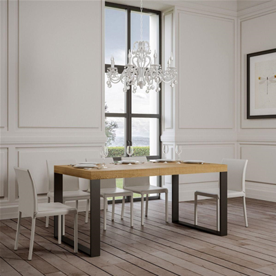 TECNO PREMIUM 180 table extendable up to 440 cm nature oak