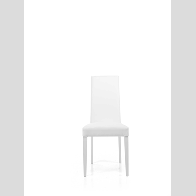 Öko-Ledersessel mit weiß lackierten Beinen mod. DENVER 2-teiliges Set