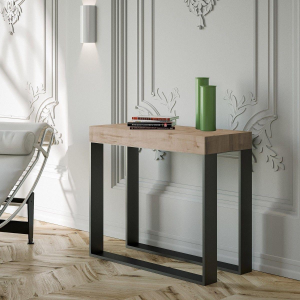 Extendable console ELETTRA natural oak up to 300 cm