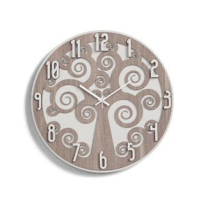 Wanduhr D50 TREE OF LIFE 2 aus TRS-Schichtholz