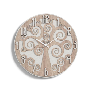 Wanduhr D50 TREE OF LIFE 2 aus TTE-Schichtholz