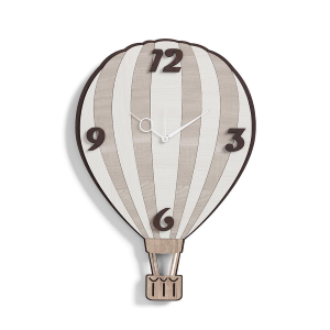 Wanduhr aus laminiertem Holz 41X59 cm RSN - Ballon