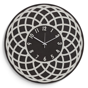 Runde Wanduhr D30 cm Schichtholz GLOBO RSN