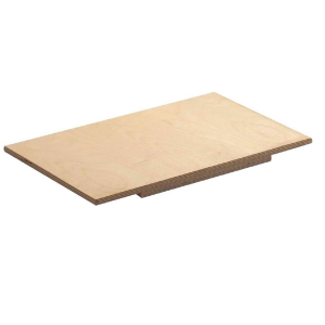 Tablero de madera para pastelería para masa tradicional sin borde 65x45 cm