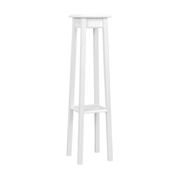 Colonna arredo portavaso in legno BIG H110 Laccato Bianco
