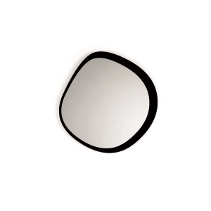 Specchio sagomato 88x90 cm FILL con cornice Nera