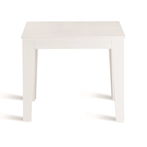 Console extensible 90x50/300 cm avec base en métal et plateau en frêne blanc NADIR