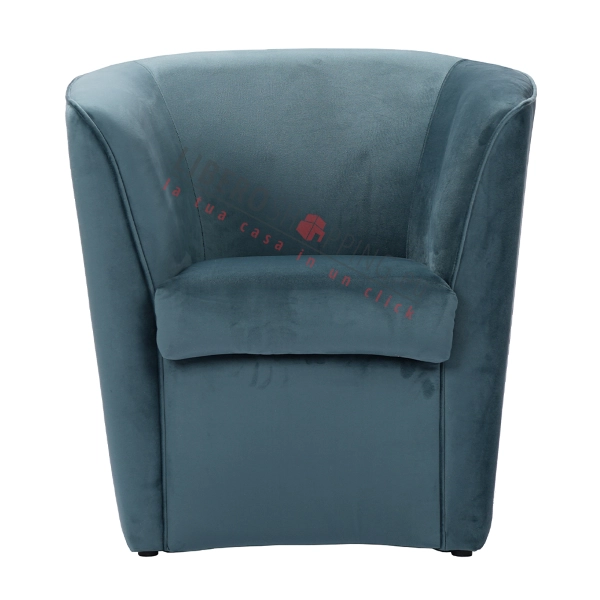 Ottanio velvet armchair for bedroom, office