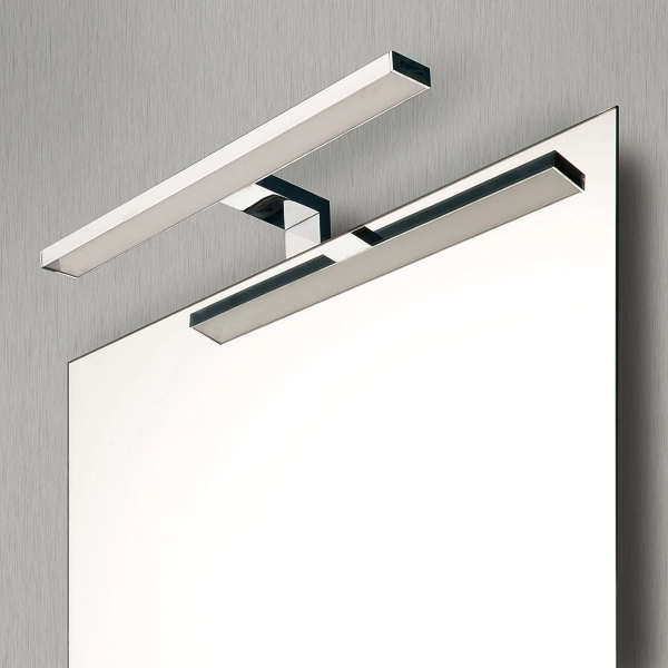 Meuble de salle de bain suspendu 102 cm avec vasque intégrée et miroir gris tourterelle mat - MAYA1
