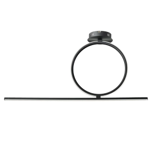 Plafonnier LED 42W- moderne ACROBAT 50 Noir