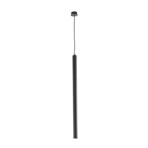 Lámpara de suspensión LED EXAGON en metal pintado NEGRO D3,5 cm