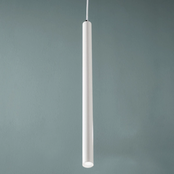 TUBE lámpara de suspensión en metal con fuente de luz LED blanca D3 cm