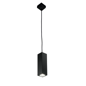 Lámpara colgante 1 luz GU10 - moderna Pequeña negra ALOA 6 cm