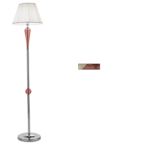 Lámpara de pie PAGANINI vidrio hecho a mano BURDEOS H179 cm