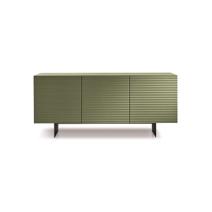 Buffet en bois 180 cm 3 portes Vert - ARISA 2 pieds