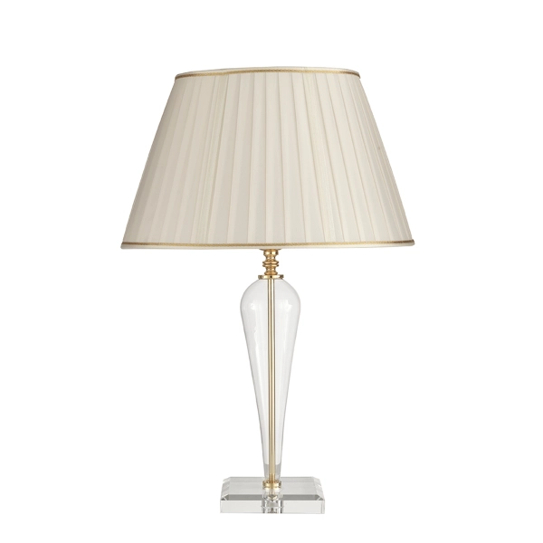 Lampada da tavolo RAVEL 40x63 cm in vetro lavorato a mano Oro