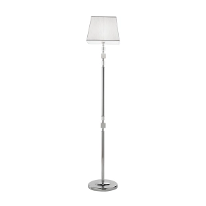 Lámpara de pie LIVIA en vidrio y cristal Blanco Leche H180 cm