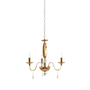Lampara colgante de cristal CECILIA 3 luces D73 cm