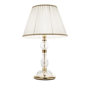 Lámpara de mesa MARIATERESA de vidrio trenzado 40x66 cm