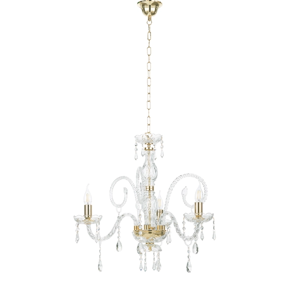MARIATERESA lámpara colgante de cristal tejido D62 cm 3 luces
