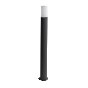 Poste exterior POU en aluminio NEGRO H83 cm