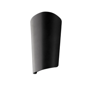 PIC outdoor wall lamp in BLACK painted aluminium 10,5x5 cm