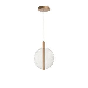 Suspension LED JUIS en verre texturé TRANSPARENT Petite 30 cm