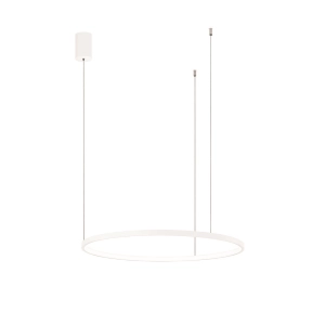Suspension SOEL 60 LED en métal peint BLANC